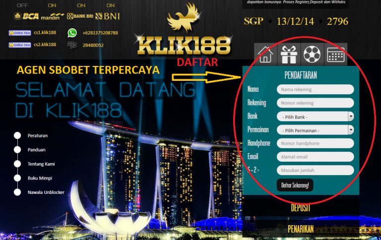 Cara Daftar KLIK188