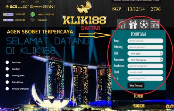 Cara Daftar KLIK188 Cara Daftar KLIK188
